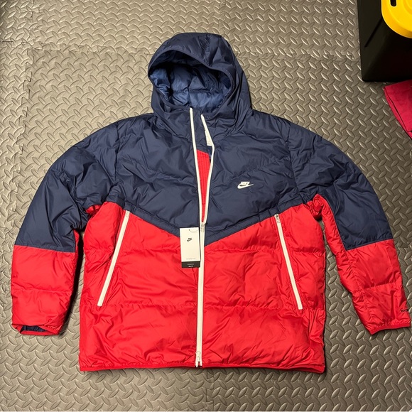 NIKE Storm-FIT Windrunner Down Fill Puffer Men's Jacket SZ 2XL XXL DD6795-410 - Picture 6 of 12